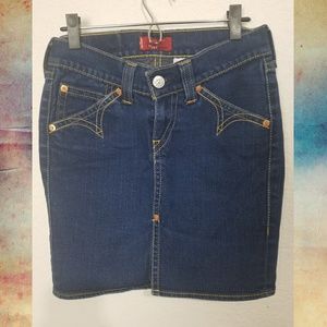 Levi's Western pencil skirt Vintage Rockabilly S